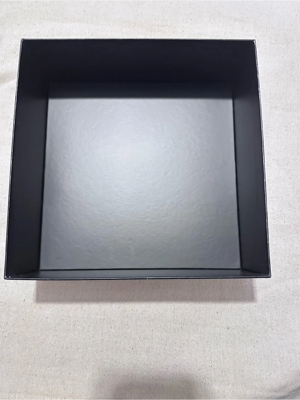 CHANEL | Box | Medium White Box with Black Logo Trim